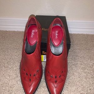 Beautiful Red Western Booties.